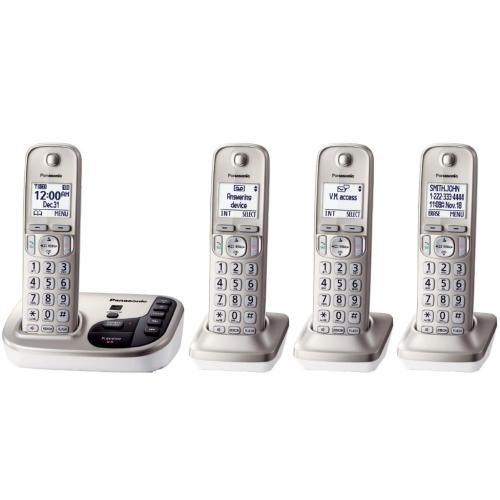 KXTG444SK Expandable Cordless Phone/caller Id/ 4 Handsets