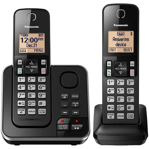 KXTGC362B Dect 6.0 Expandable Cordless Phone System