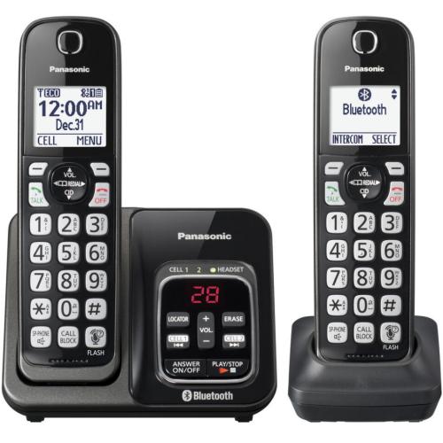 KXTGD562M Link2cell Bluetooth Cordless Phone 2 Handsets