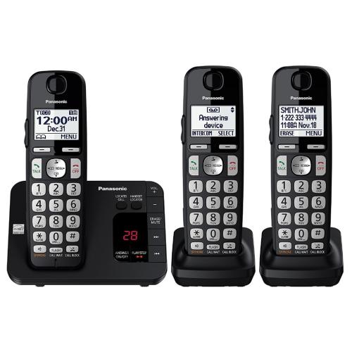 KXTGE433B Dect 6.0 Expandable Cordless Phone System