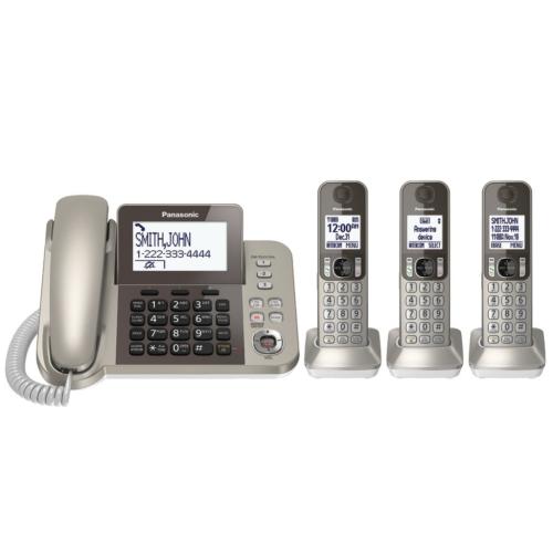 KXTGF353A2 Cordless-corded-telephone/answering Machine - 3 Ha