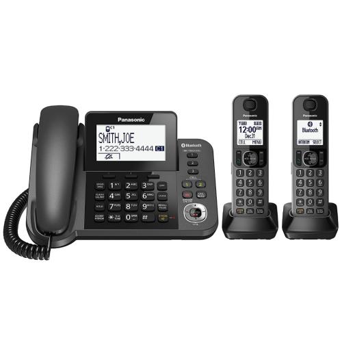 KXTGF572 Link2cell Cordless Phone W/ Answering Machine (2 Handsets)