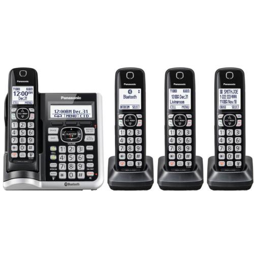 KXTGF574S Link2cell Dect6.0 Expandable Cordless Phone System