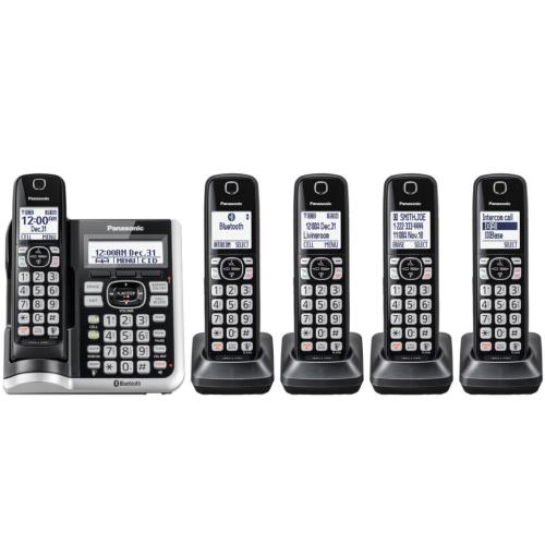 KXTGF575S Link2cell Dect6.0 Expandable Cordless Phone System