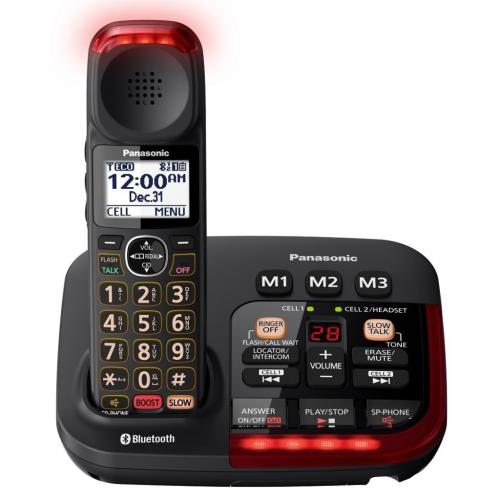 KXTGM430B Cordless Telephone With Digital Answering Machine