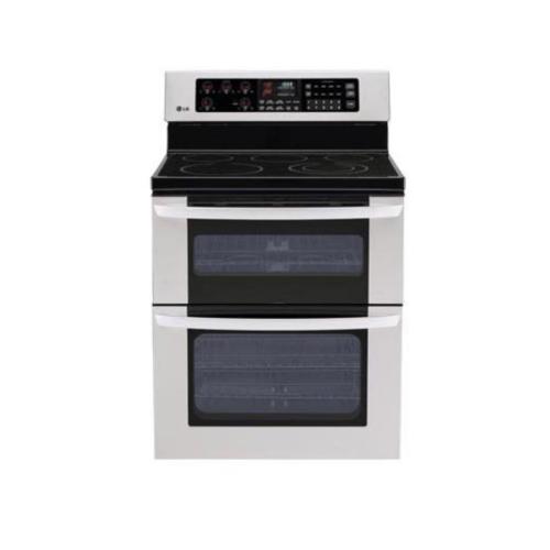 LDE3015ST 6.7 Cu. Ft. Capacity Electric Double Oven Range With A 6 High Upper Oven