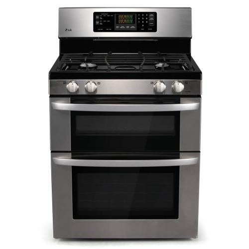 LDG3011ST 6.1 Cu. Ft. Capacity Gas Double Oven Range With 4 Sealed Gas Burners