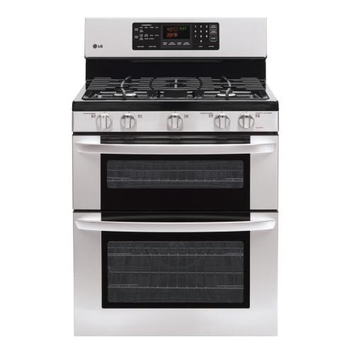 LDG3016ST 6.1 Cu. Ft. Capacity Gas Double Oven Range With Evenjet Convection System
