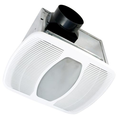 LEDAK80H Ceiling Mounted Exhaust Fan With Led Light And Humidity Sensor