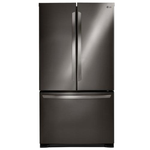 LFCS25426D 25.4 Cu. Ft. French Door Refrigerator Black-stainless-steel