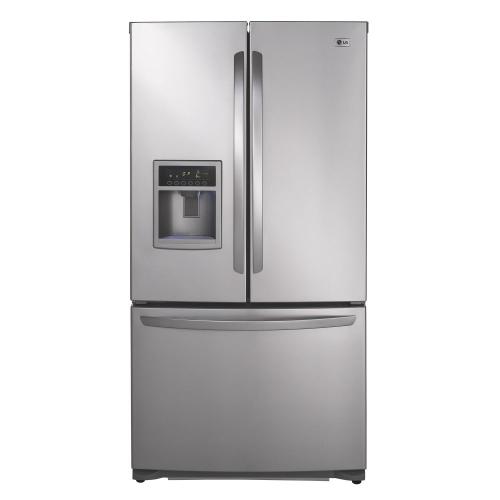 LFX25961AL Large Capacity 3 Door French Door Refrigerator With Ice Water Dispenser