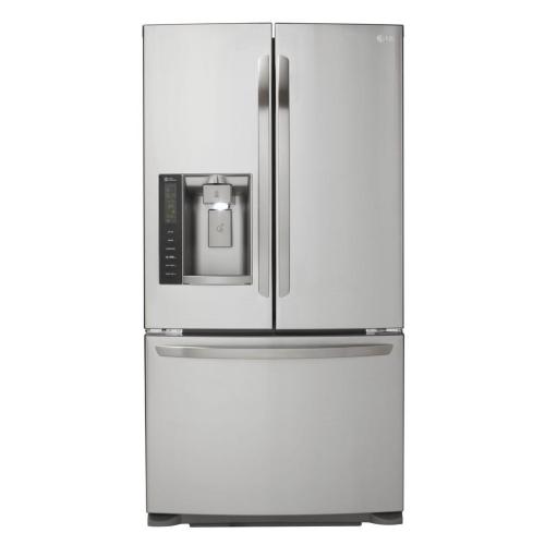 LFX25973ST 24 Cu. Ft. Ultra Capacity 3-Door French Door Refrigerator W/dual Ice Makers