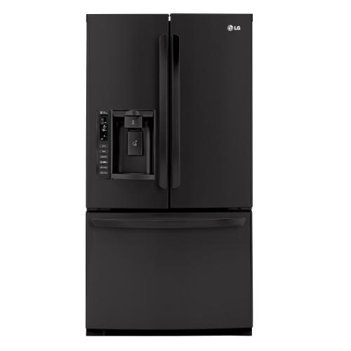 LFX25976SB Large Capacity 3 Door French Door Refrigerator With Ice Water Dispenser