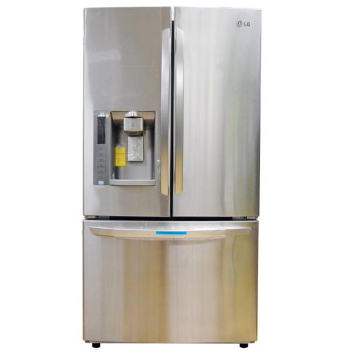 LFX28979SB Ultra-large Capacity 3 Door French Door Refrigerator With Dual Ice Maker