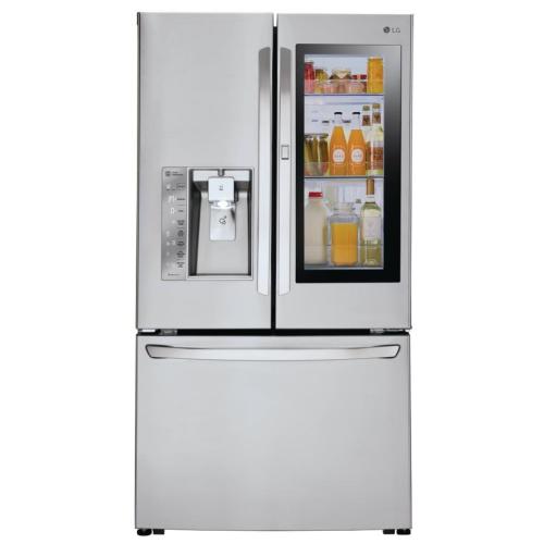 LFXC24796S 24 Cu. Ft. Smart Wi-fi Enabled Instaview Refrigerator