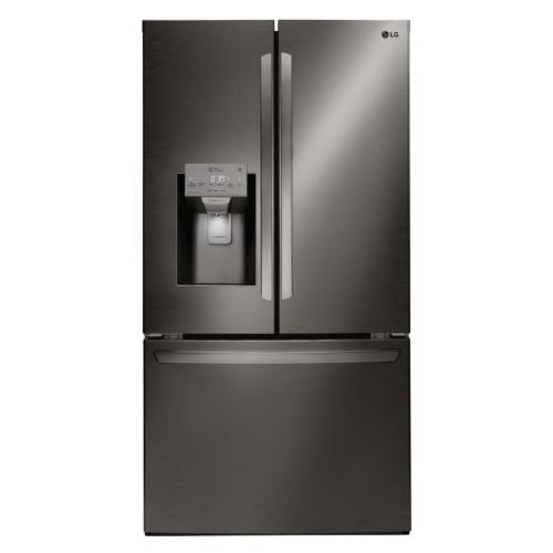 LFXS28968D Black Stainless Steel 36 Inch French Door Refrigerator