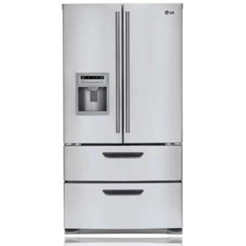 LMX25964ST Large Capacity 4 Door French Door Refrigerator With Ice Water Dispenser