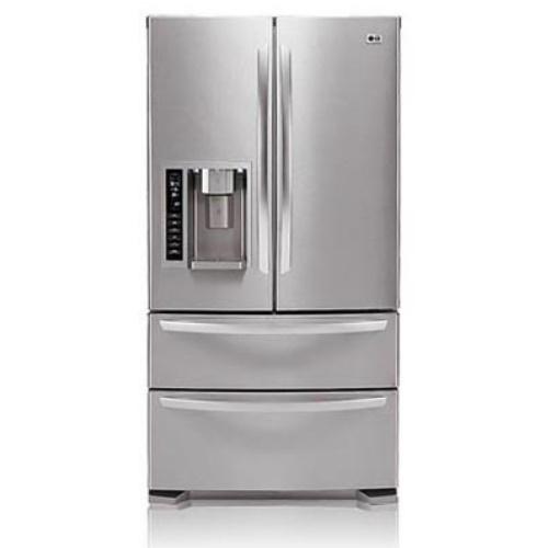 LMX25981ST 4-Door French Door Refrigerator With Ice And Water Dispenser (25 Cu.ft.; Stainless Steel)