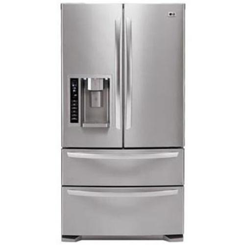 LMX25984ST 4 Door French Door Refrigerator With Ice- And Water-dispenser (24.7 Cu. Ft. Stainless Steel)