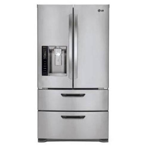 LMX25986ST Large Capacity 4 Door French Door Refrigerator With Ice Water Dispenser