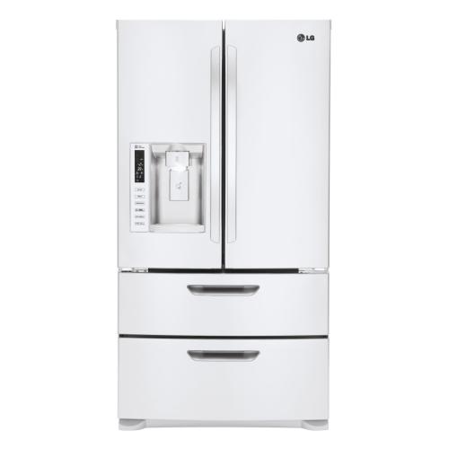 LMX25986SW Large Capacity 4 Door French Door Refrigerator With Ice Water Dispenser