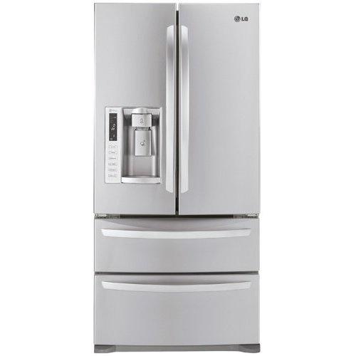 LMX25988ST Ultra-large Capacity 4 Door French Door Refrigerator With Ice Water Dispenser (Fits A 33-Inch Opening)