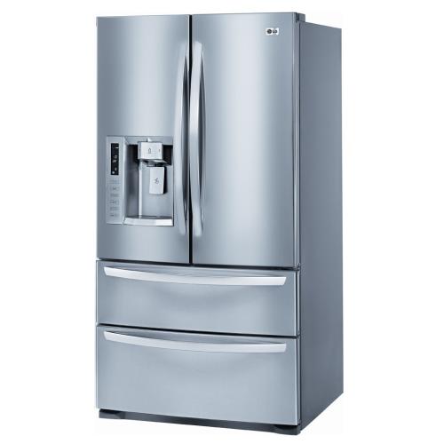 LMX28983ST 4-Door French Door Refrigerator With Ice- And Water-dispenser (28 Cu.ft.; Stainless Steel)
