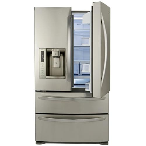 LMX28988ST Ultra-large Capacity 4 Door French Door Refrigerator With Ice Water Dispenser