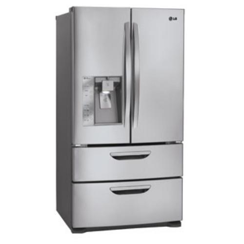 LMX31985ST Super-capacity 4 Door French Door Refrigerator With Double Freezer Drawers