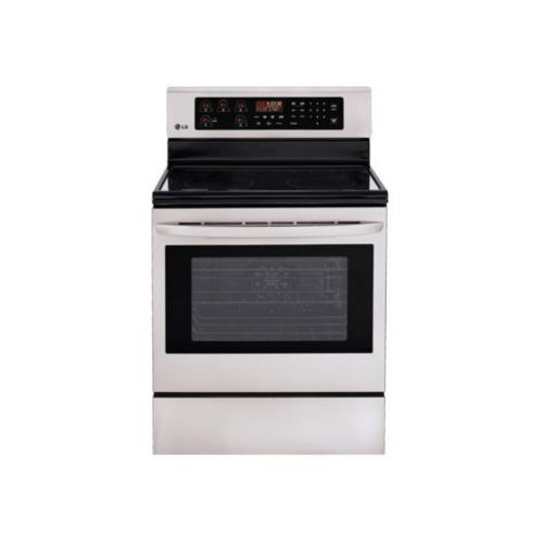 LRE3023ST 6.3 Cu. Ft. Capacity Electric Single Oven Range With Fan Convection