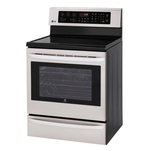LRE3085ST 6.3 Cu. Ft. Capacity Single Oven Electric Range With Infrared Grill And Easyclean