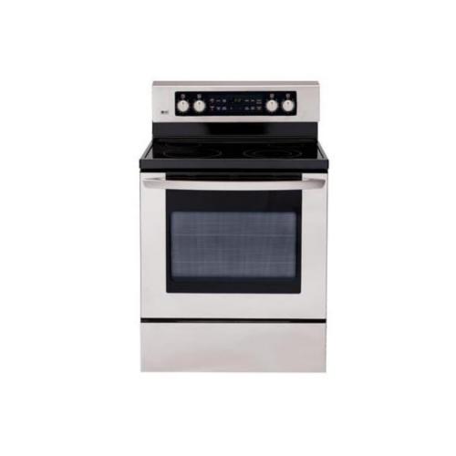 LRE3091ST Extra-large Capacity Freestanding Electric Range With Precisetemp Baking System.