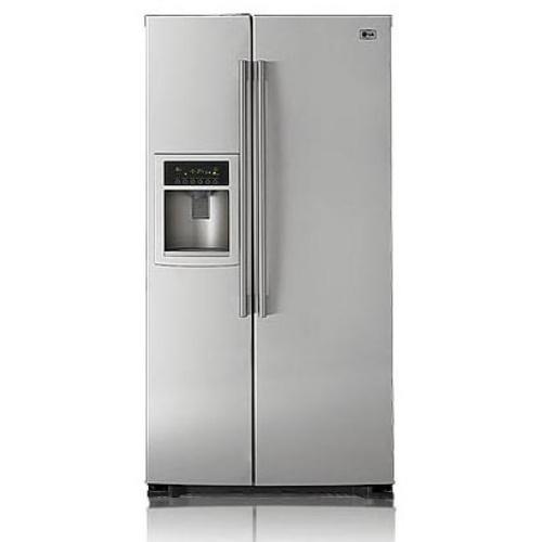 LSC21943ST Cabinet-depth Side-by-side Refrigerator With Ice And Water Dispenser (21 Cu.ft. Stainless Steel)