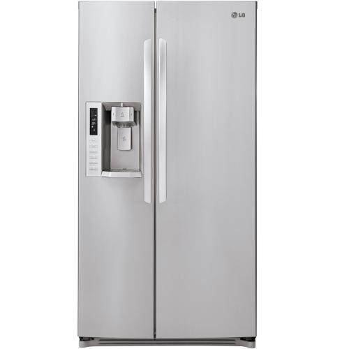 LSC24971ST Large Capacity Side-by-side Counter Depth Refrigerator With Ice Water Dispenser