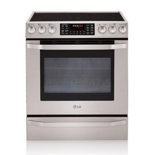 LSES302ST Lg Studio - 5.4 Cu. Ft. Capacity Electric Slide-in Oven Range With Dual True Convection System