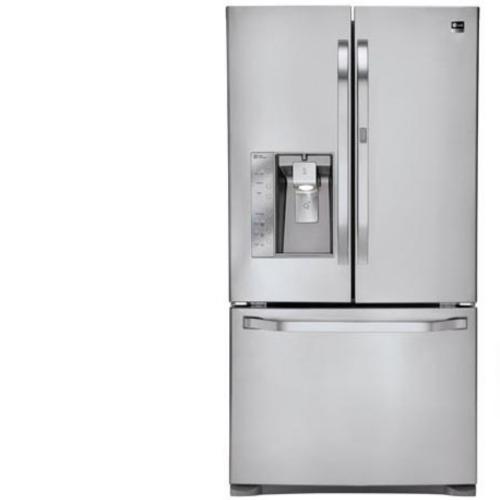 LSFD2491ST 24 Cu. Ft. Ultra Capacity 3-Door French Door Refrigerator W/door-in-door
