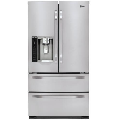 LSMX214ST Studio Series 4 Door French Door Cabinet Depth Refrigerator With Ice Water-dispenser