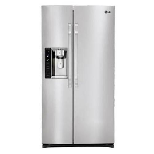LSSC243ST Lg Studio - Large Capacity Counter Depth Side-by-side Refrigerator With Ice Water Dispenser
