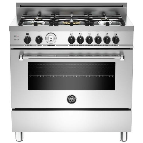 MAS365GASXTLP01 36-Inch Pro-style Gas Range With 5 Sealed Brass Burners