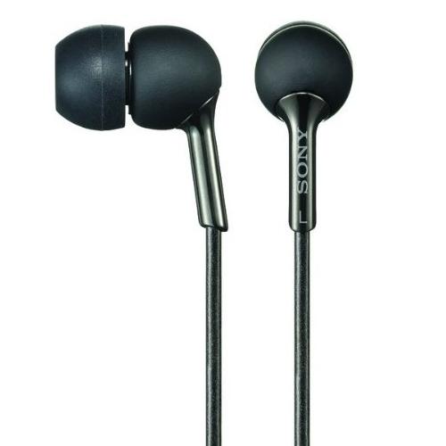 MDREX55/BLK Black Earbud Style Headphones