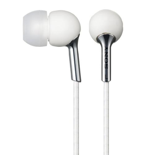 MDREX55/WHI White Earbud Style Headphones