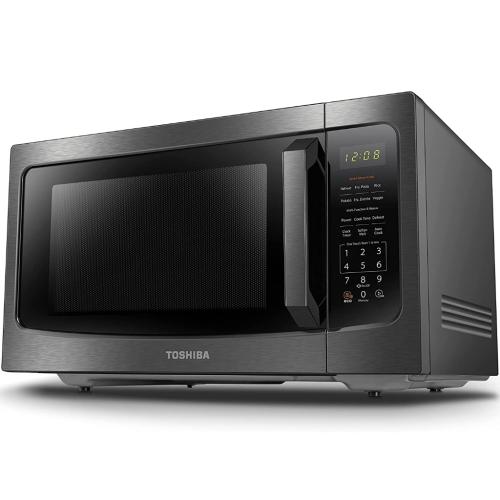 MLEM45PBS Smart Black Countertop Microwave, 1.6 Cu-feet