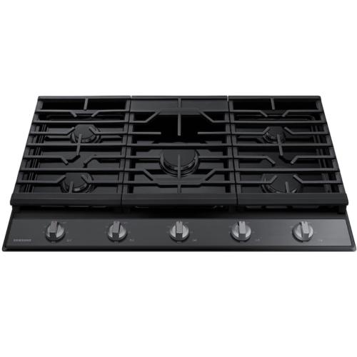 NA36R5310FG/AA 36 Inch Gas Cooktop In Black Stainless Steel