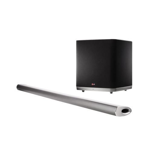 NB5541 320W 4.1Ch Sound Bar Audio System With Wireless Subwoofer And Bluetooth Connectivity