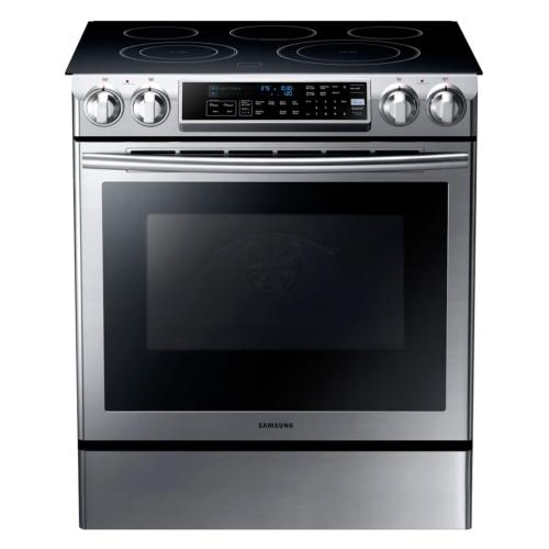 NE58F9500SS/AC 5.8 Cu. Ft. Self-cleaning Slide-in Electric Convection Range - Stainless Steel