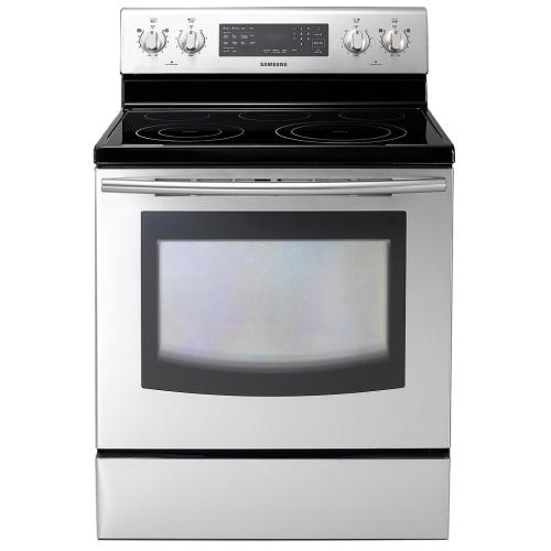 NE595R0ABSR/AC 5-Burner Self-cleaning Electric Convection Range