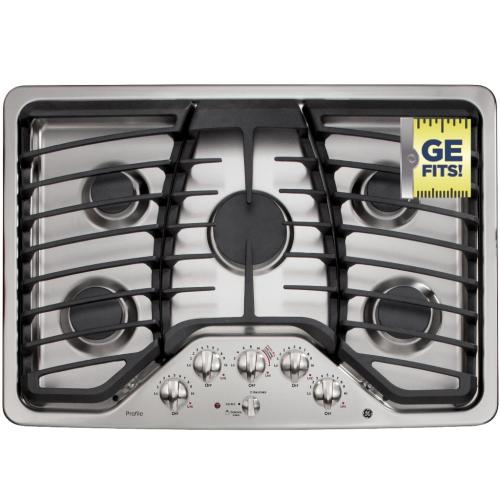 PGP953SET1SS Ge Profile Series 30" Built-in Gas Cooktop