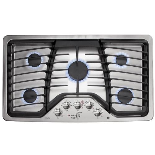 PGP976SET1SS Ge Profile Series 36" Built-in Gas Cooktop