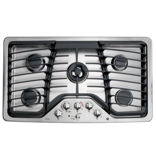 PGP986SET1SS Ge Profile Series 36" Built-in Gas Cooktop