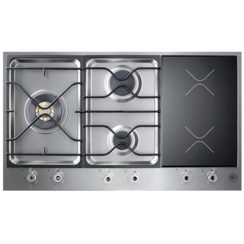 PM363I0X 36-Inch Segmented Gas/induction Cooktop With 2 Induction Zones